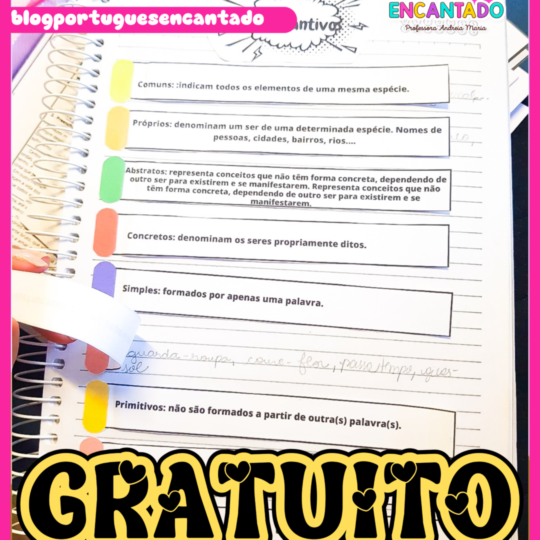 Explicação interativa - Substantivo