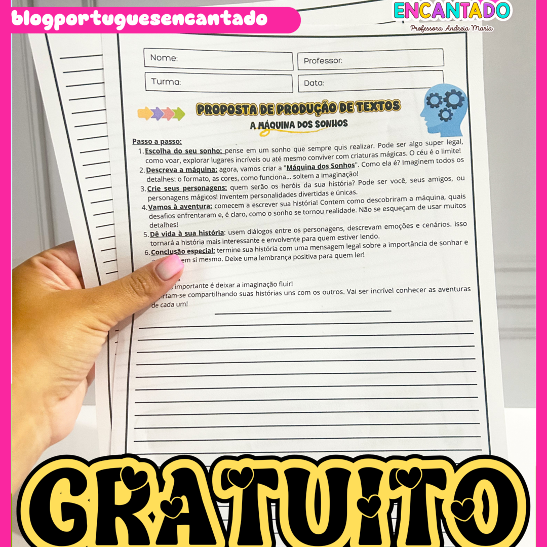 Proposta de produção de textos