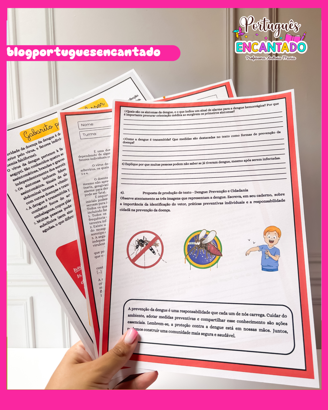 Interpretação de texto - Combatendo a Dengue - Imagem 2