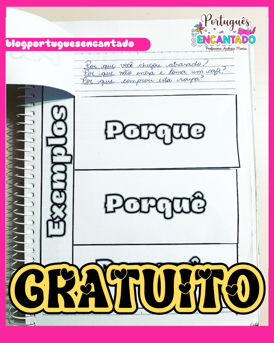 Exemplos - Porquês