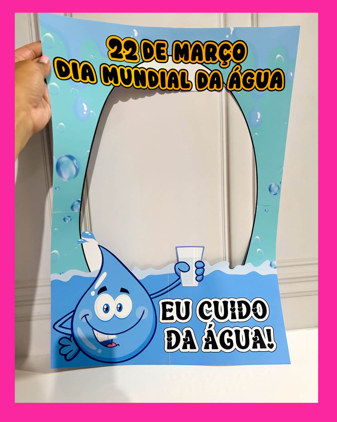 Moldura para fotos - Dia da água - Imagem 2